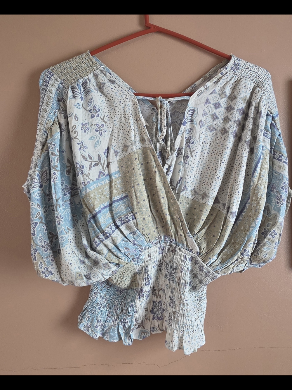 Zenana Outfitters Light Blue Tie-Shoulder Jumpsuit & Top - Picture 4 of 6